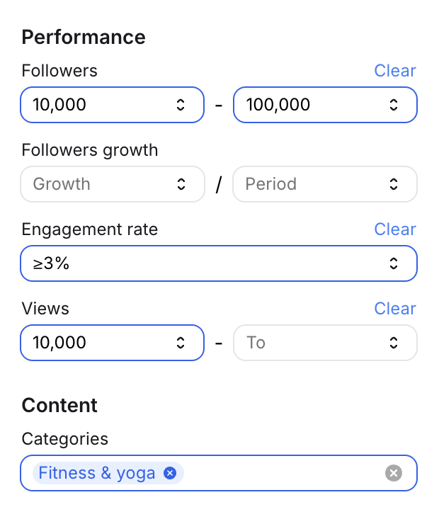 Modash filter – performance